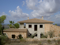 Immobilien Finca im Rohbau bei Felanitx - Rohbau-Finca mit fantastischem Panoramablick im Südosten v. Mallorca 