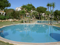 Immobilien Erdgeschossappartement Jardin del Rey Cala Marcal - Ferienappartement  in erster Meereslinie von Porto Colom