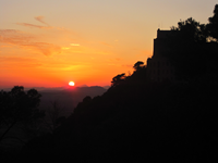 Sant Salvador bei Felanitx nach Sonnenuntergang
